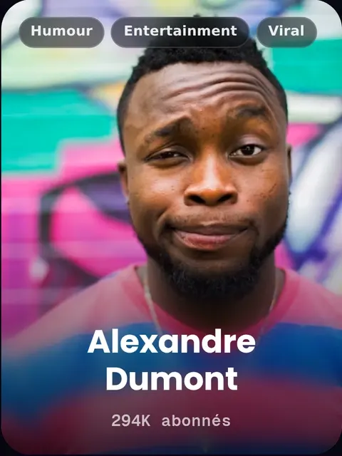 Carte créateur de Alexandre Dumont dans un kit média Reachy.