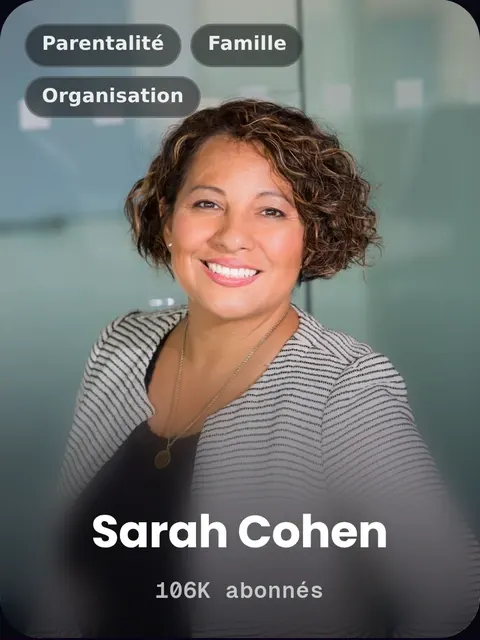 Carte créateur de Sarah Cohen dans un kit média Reachy.